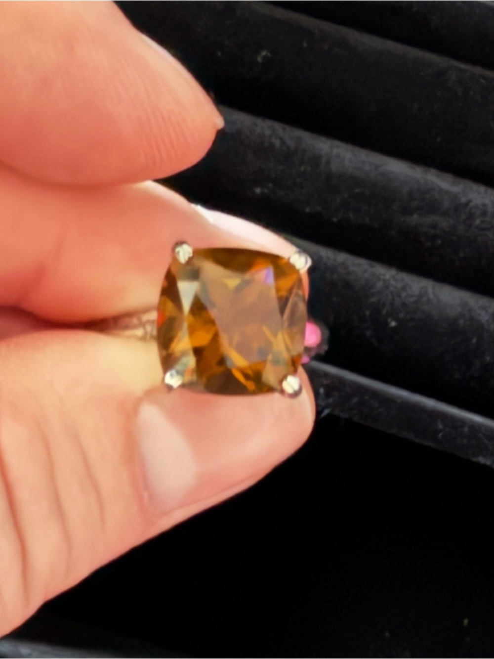 TOURMALINE Ring, set in silver, size 10.25, Very Good Pre-Owned Condition - Picture 15 of 16